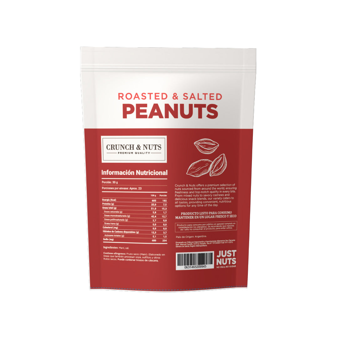 Maní con Sal Crunch & Nuts 700 g