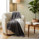 Manta Sherpa Gris 130 x 170 cm Comfy Bliss 1 un