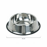 Plato Acero Innoxidable Mascotas 1 un