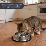 Plato Acero Innoxidable Mascotas 1 un