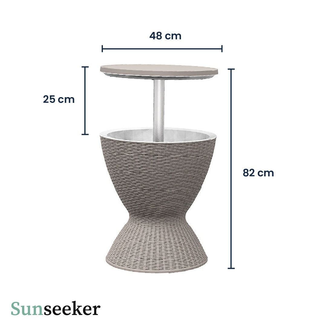 Mesa Cooler Brown Patio 30L Sunseeker 1 un