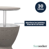 Mesa Cooler Brown Patio 30L Sunseeker 1 un