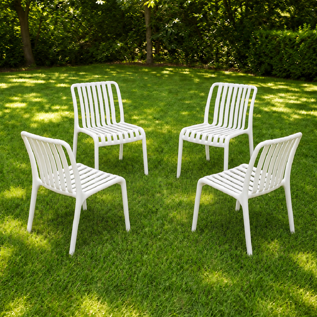 Pack 4 Sillas Milano White