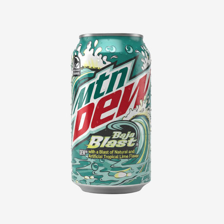 Bebidas Baja Blast Lata Mtn Dew 12 un x 355 ml