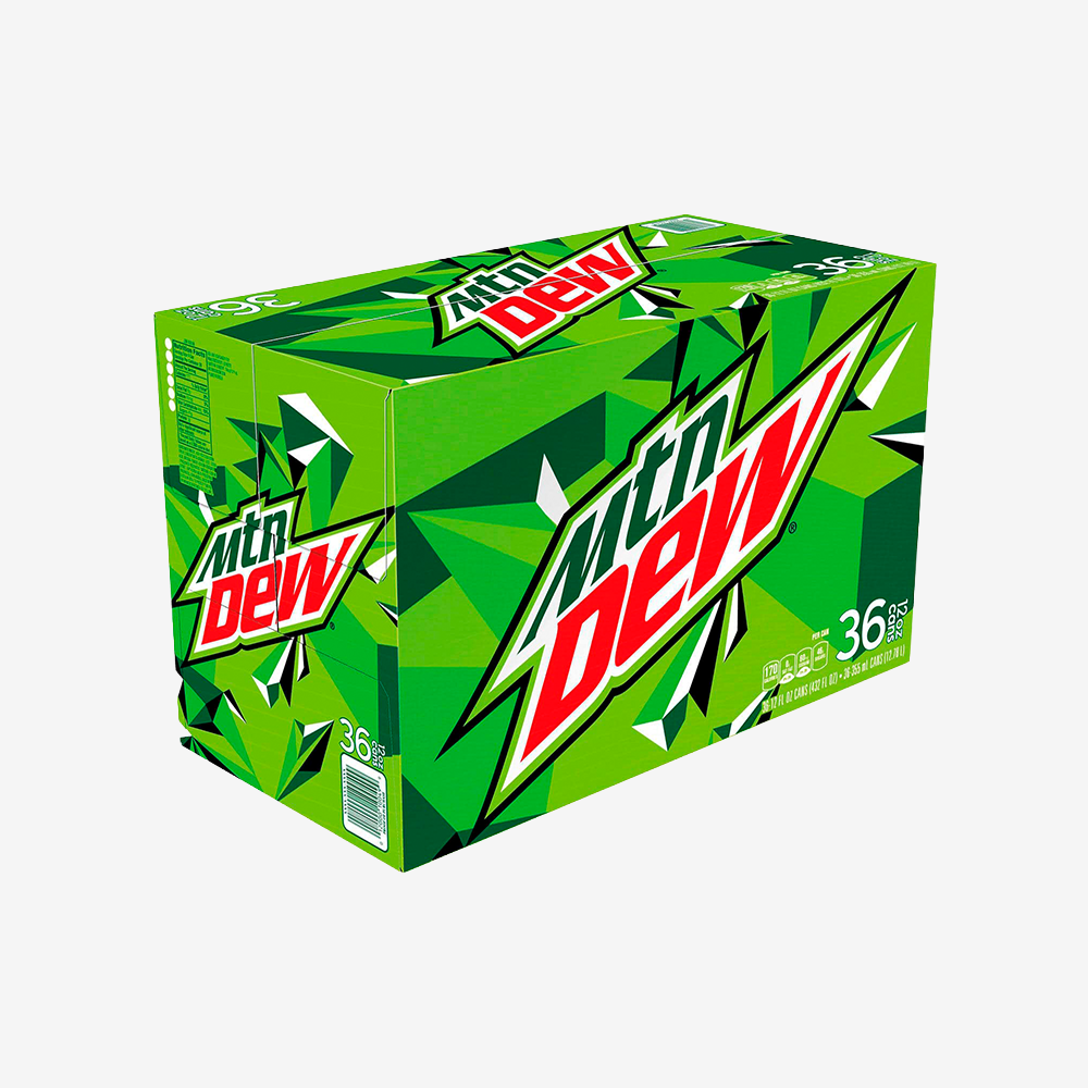 Bebida Lata Mtn Dew 36 un x 355 ml