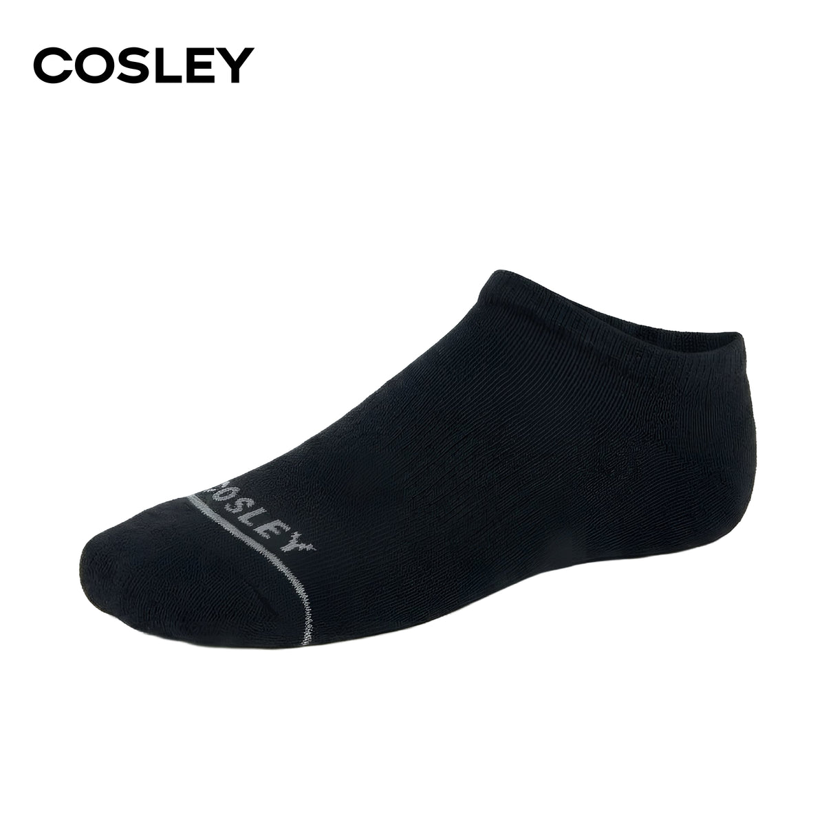 Calcetines Hombre Cushion Low Cut Black&White Cosley Pack 6