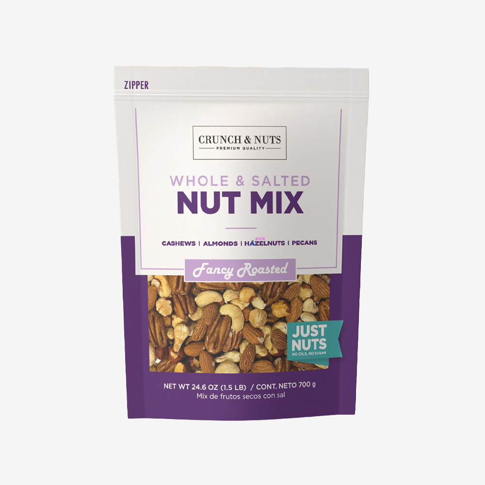 Mix de Frutos Secos Pecana Con Sal Crunch & Nuts 700 g