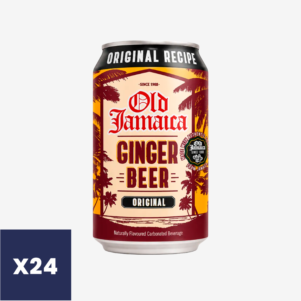 Bebida Ginger Beer Extra Picante Lata Old Jamaica 24 x 330 ml