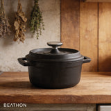 Olla de Hierro Fundido Pre-Curada 13 Cm Beathon 1 un
