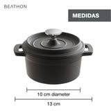 Olla de Hierro Fundido Pre-Curada 13 Cm Beathon 1 un