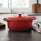 Olla Hierro Fundido Dutch Oven Red Beathon 1 un