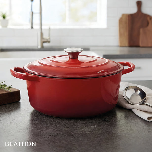 Olla Hierro Fundido Dutch Oven Red Beathon 1 un