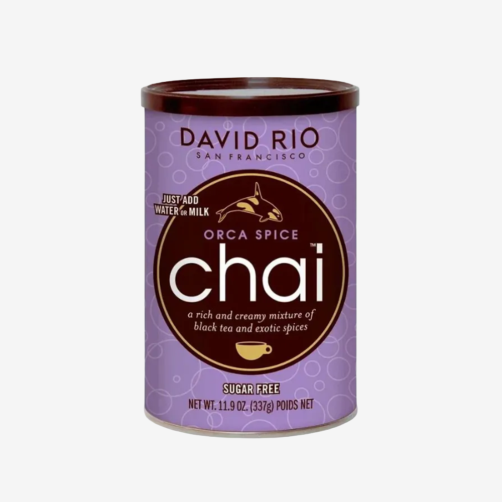 Té Chai Instantáneo Orca Spice sin Azúcar David Rio 398 g