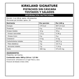 Pistachos Tostados Salados sin Cáscara Kirkland 680 g