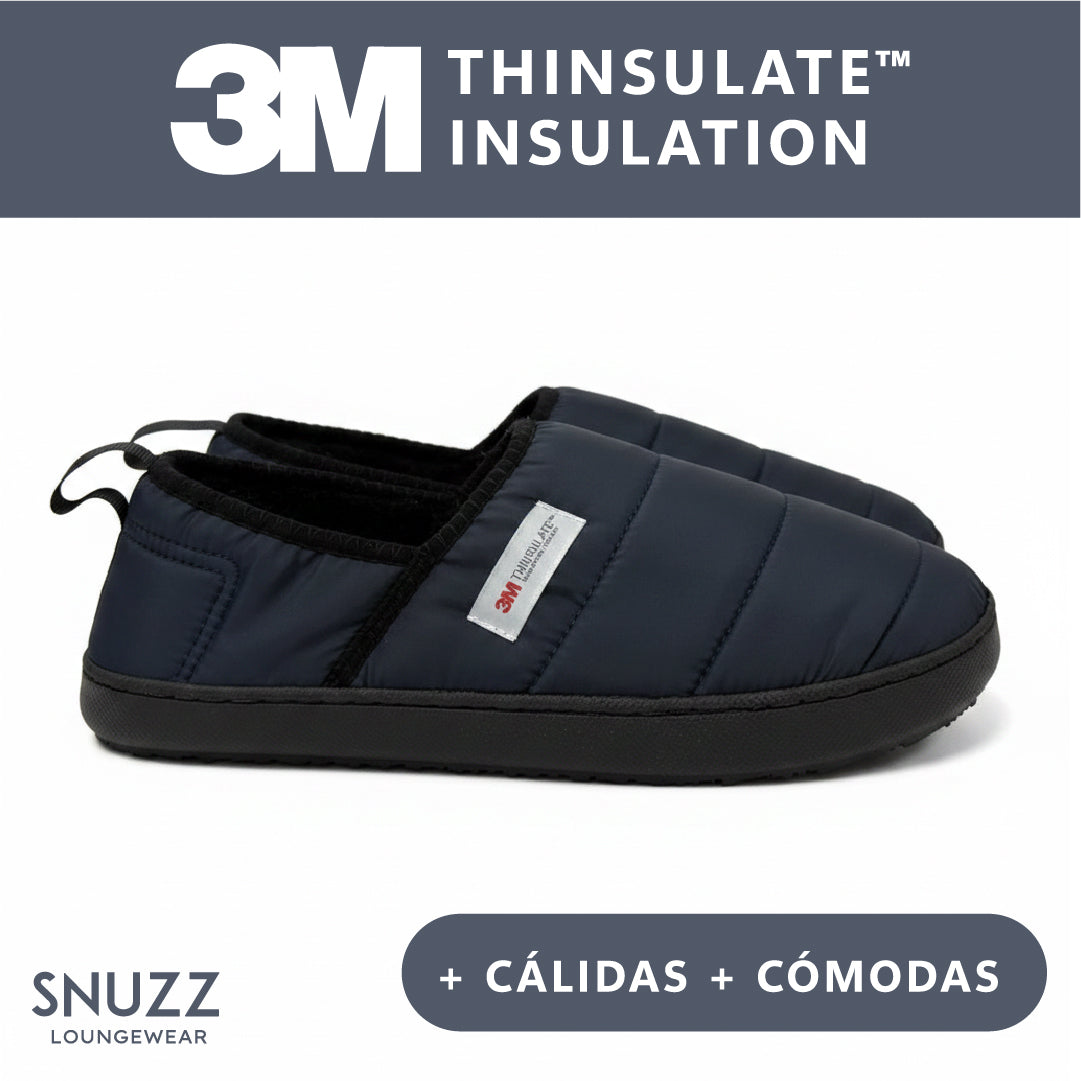 Pantuflas Malmo Navy Blue Snuzz 1 un