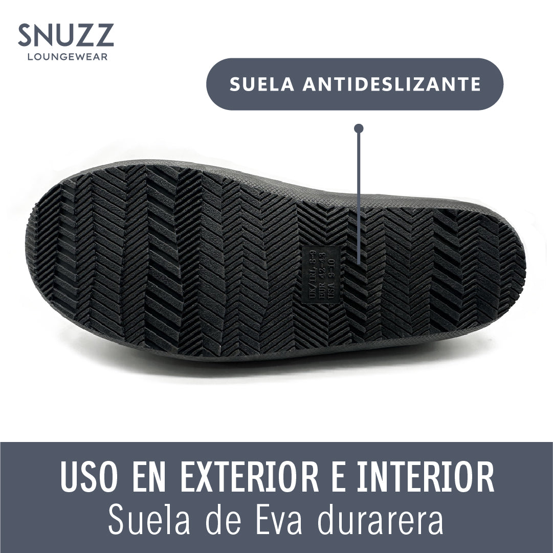 Pantuflas Malmo Navy Blue Snuzz 1 un