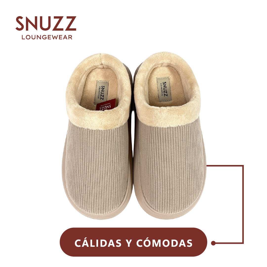 Pantuflas Vail Beige Snuzz 1 un