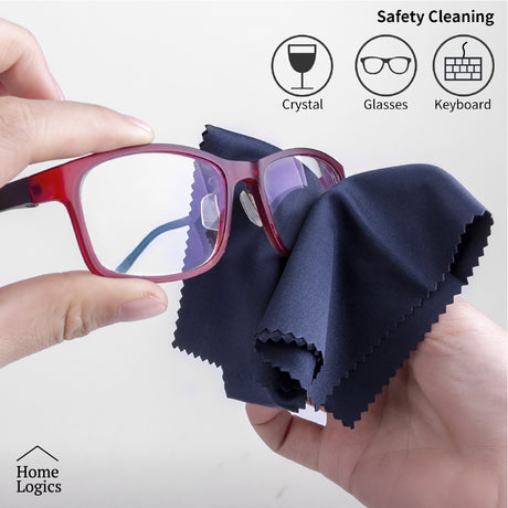 Set de 6 Paños Microfibra Limpieza Lentes Home Logics