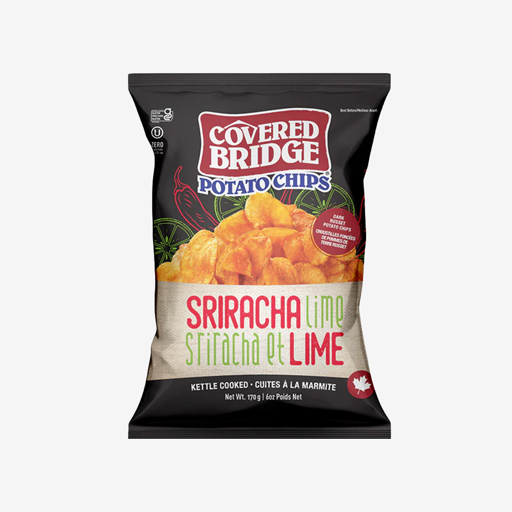 Papas Fritas Siracha Lima Covered Bridge 170 g