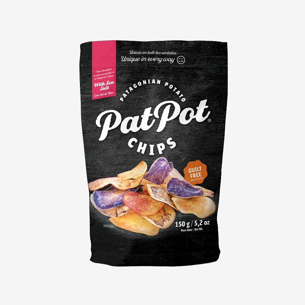 Papas Fritas con Sal de Mar PatPot 150g