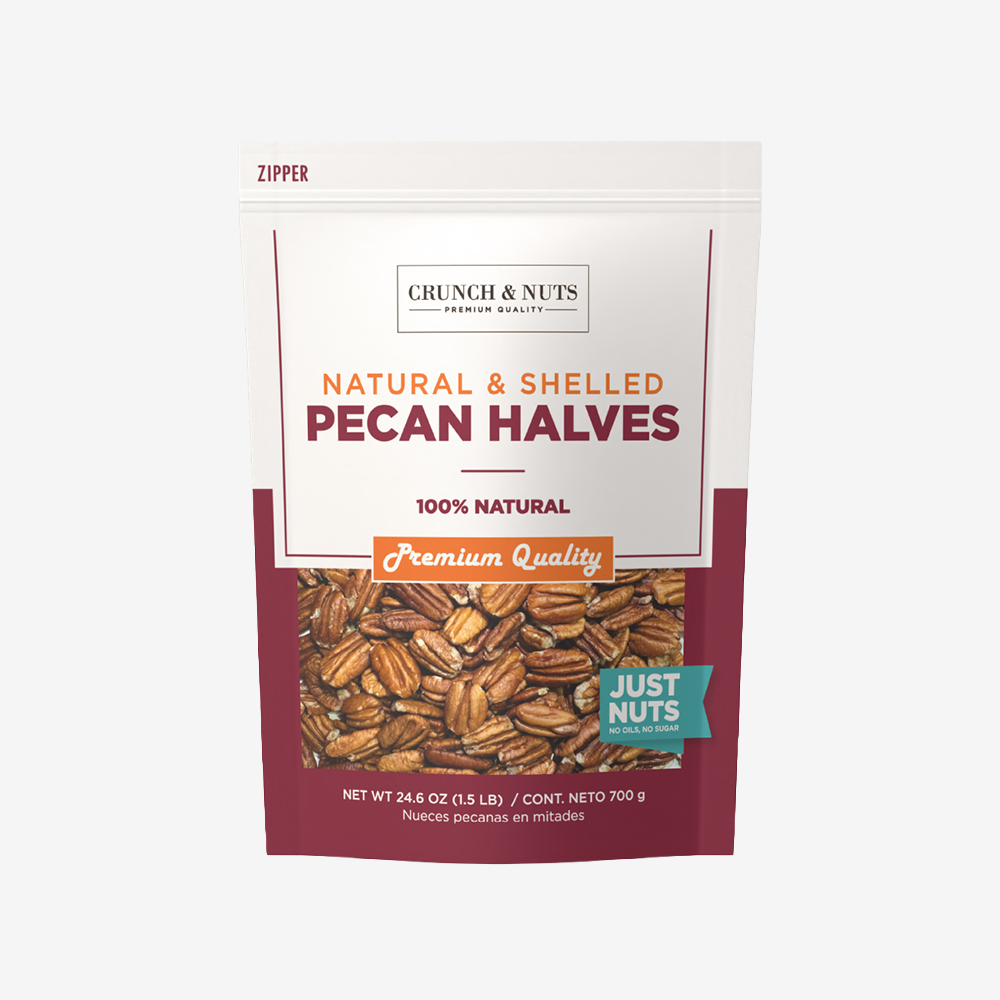 Nueces Pecanas en Mitades Crunch & Nuts 700 g