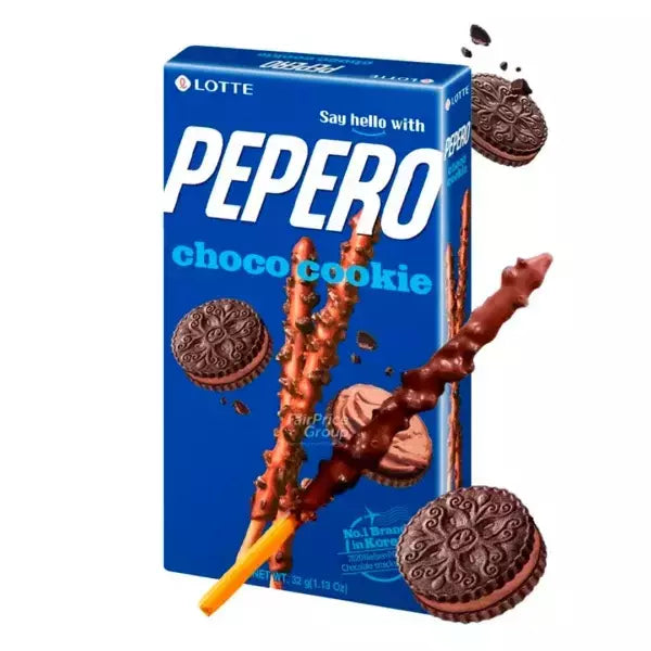 Palitos Bañados en Chocolate Pepero Lotte 32 g