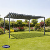 Pérgola Bioclimática 3 x 4 m Acero Techo Ajustable Solara Canberra 1 un