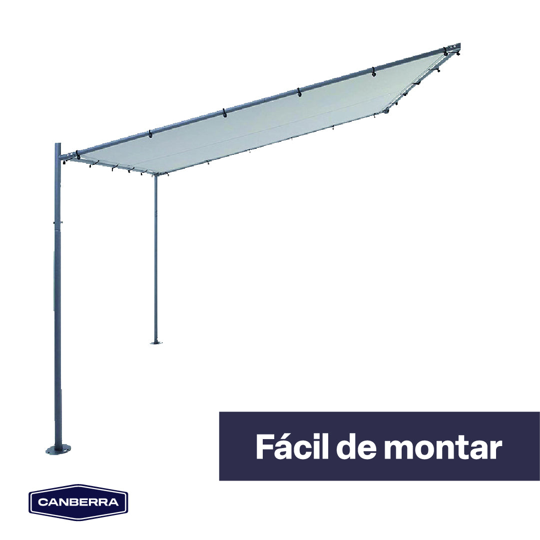 Toldo Pérgola Montaje Pared 3 x 4 m Canberra 1 un