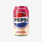 Bebida Frutilla & Crema Zero Azúcar Lata Pepsi 24 x 330 ml