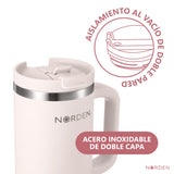 Botella Térmica Tumbler Leak-Proof Pink 1200 ml Norden 1 un