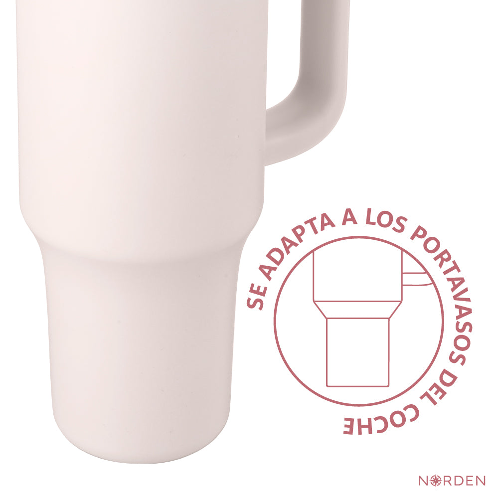Botella Térmica Tumbler Leak-Proof Pink 1200 ml Norden 1 un