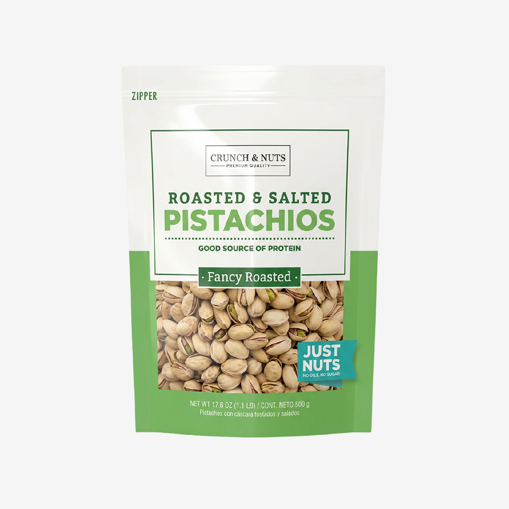 Pistacho Tostado Salado Con cáscara Crunch & Nuts 500 g