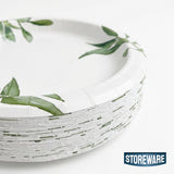 Platos de Papel 21 cm 50 un Compostable Storeware