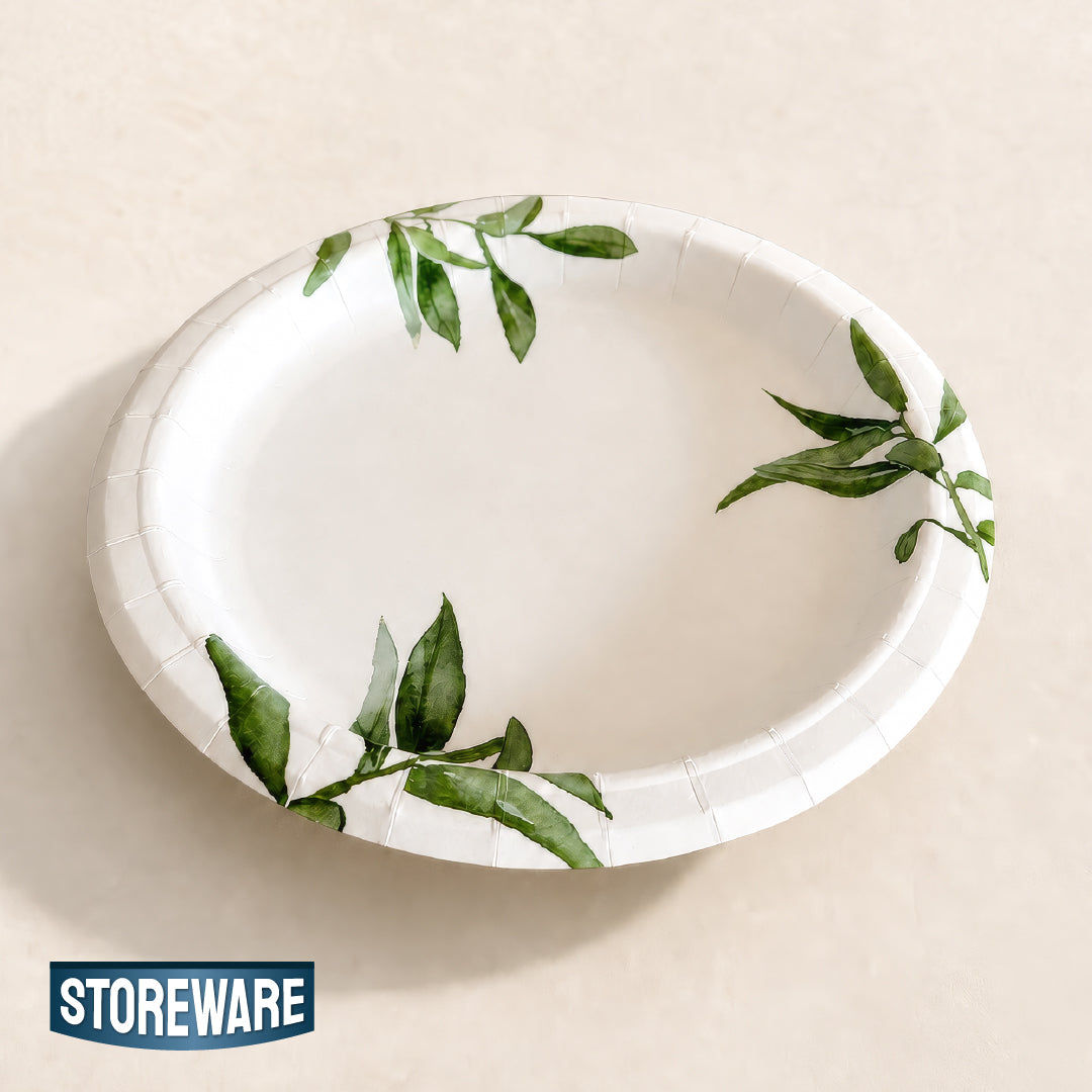 Platos de Papel 21 cm 50 un Compostable Storeware