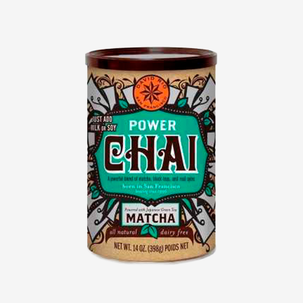 Té Chai Instantáneo Power Matcha David Rio 398 g
