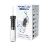 Irrigador Dental Portátil Telescópico Negro Con Tanque Powerfloss 1 un