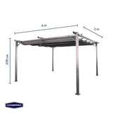 Pérgola Bioclimática Acero 3x4 m Canberra 1 un