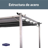 Pérgola Bioclimática Acero 3x4 m Canberra 1 un