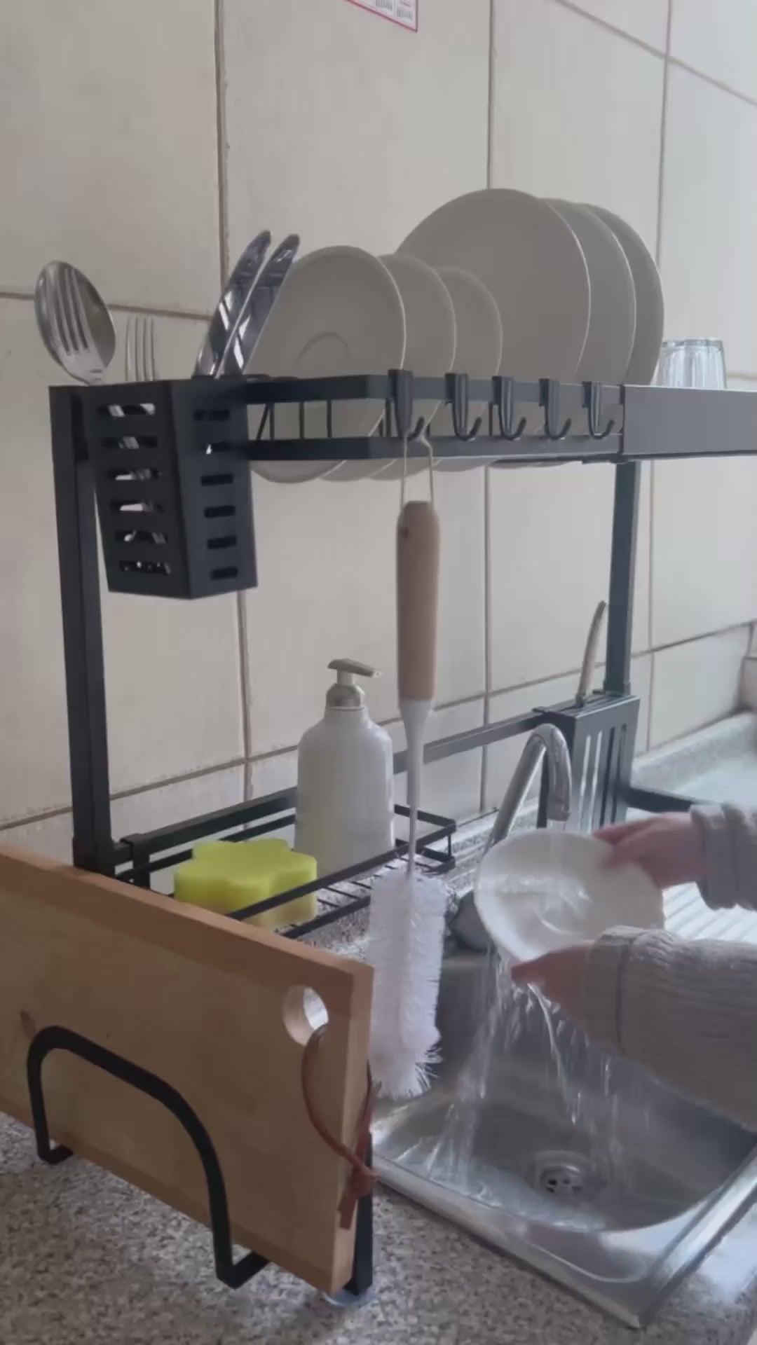Secador Platos sobre Lavaplatos Organizador Home Logics 1 un