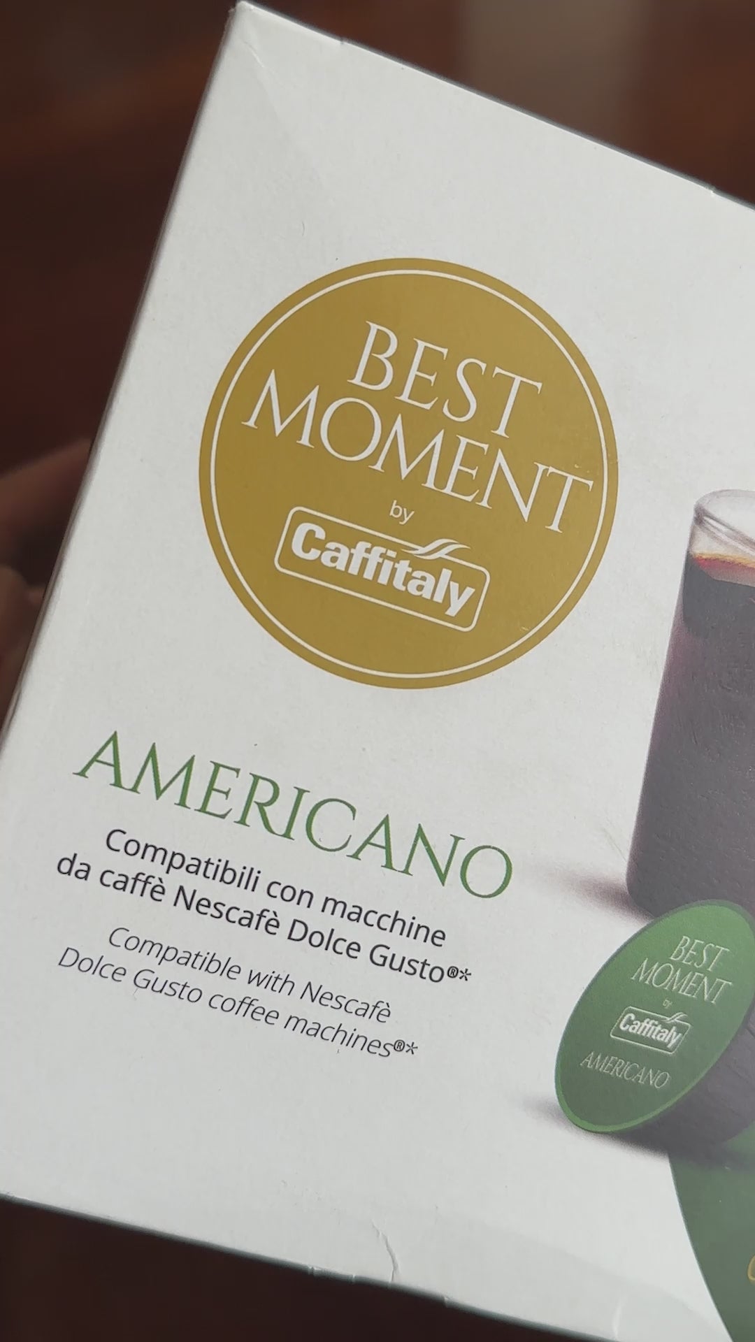 Café en Cápsulas Americano Caffitaly para Dolce Gusto 16 un