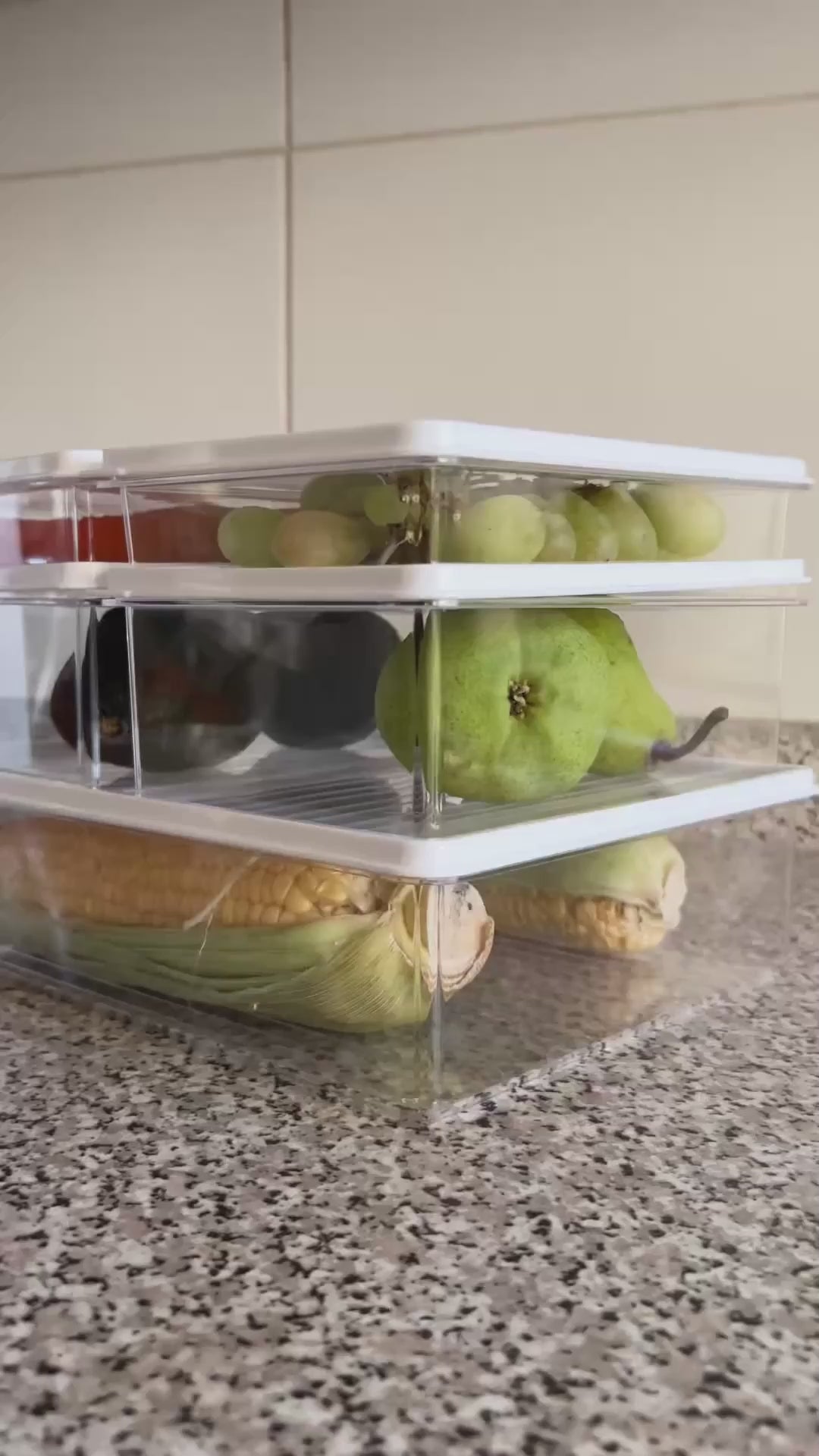 Set Contenedores para Refrigerador y Congelador 5 Piezas Storeware 1 un