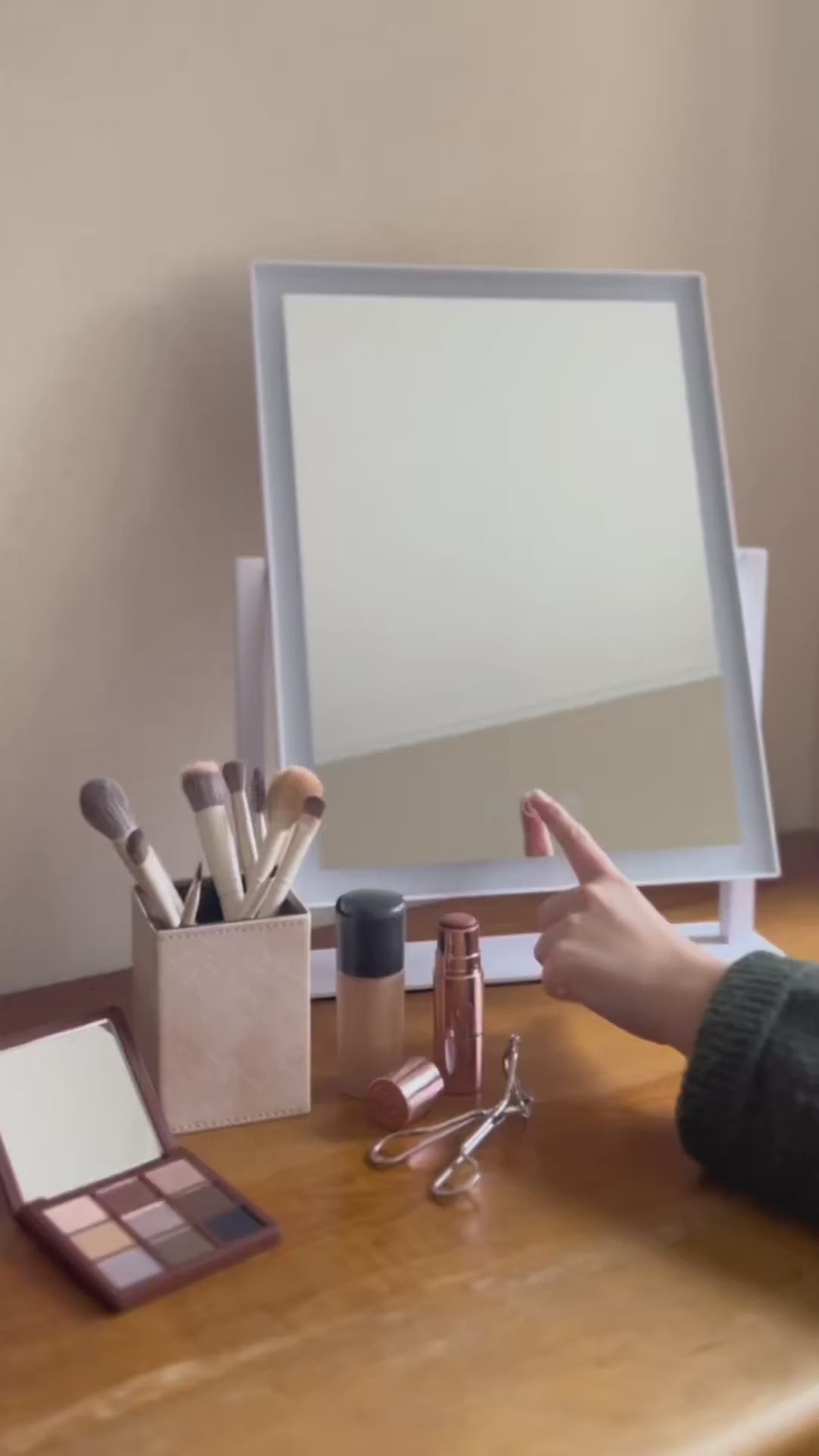 Espejo de Maquillaje con Luz LED 35,7 x 43,8 cm Luam 1 un