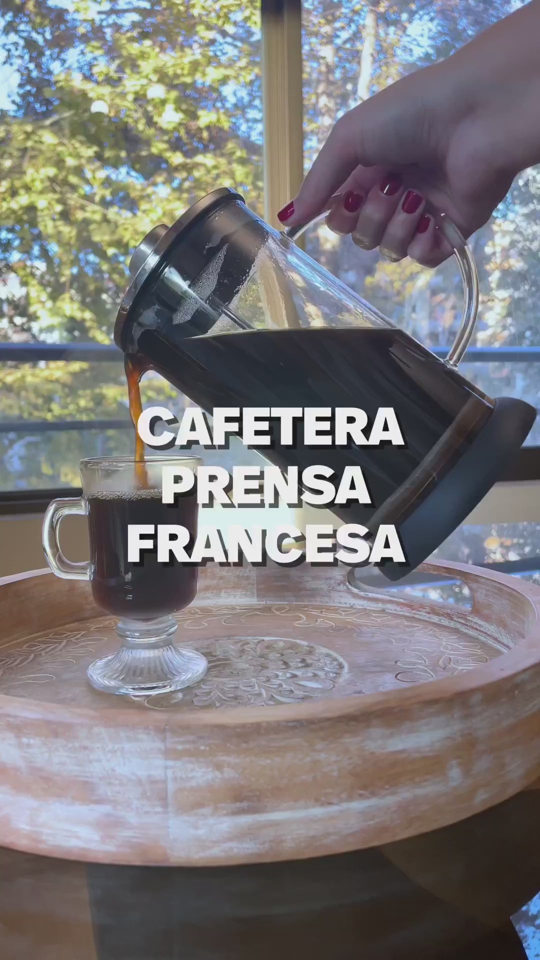 Cafetera Prensa Francesa Single Glass 1 L Home Logics 1 un