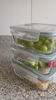 Set 5 Contenedores Vidrio Mealprep 880 ml Storeware 1 un