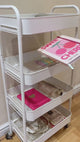 Carrito Multifuncional 4 Niveles White Home Logics 1 un