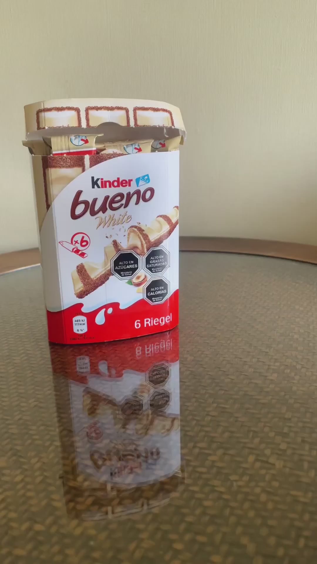 Barra Chocolate Blanco Bueno Kinder 117 g