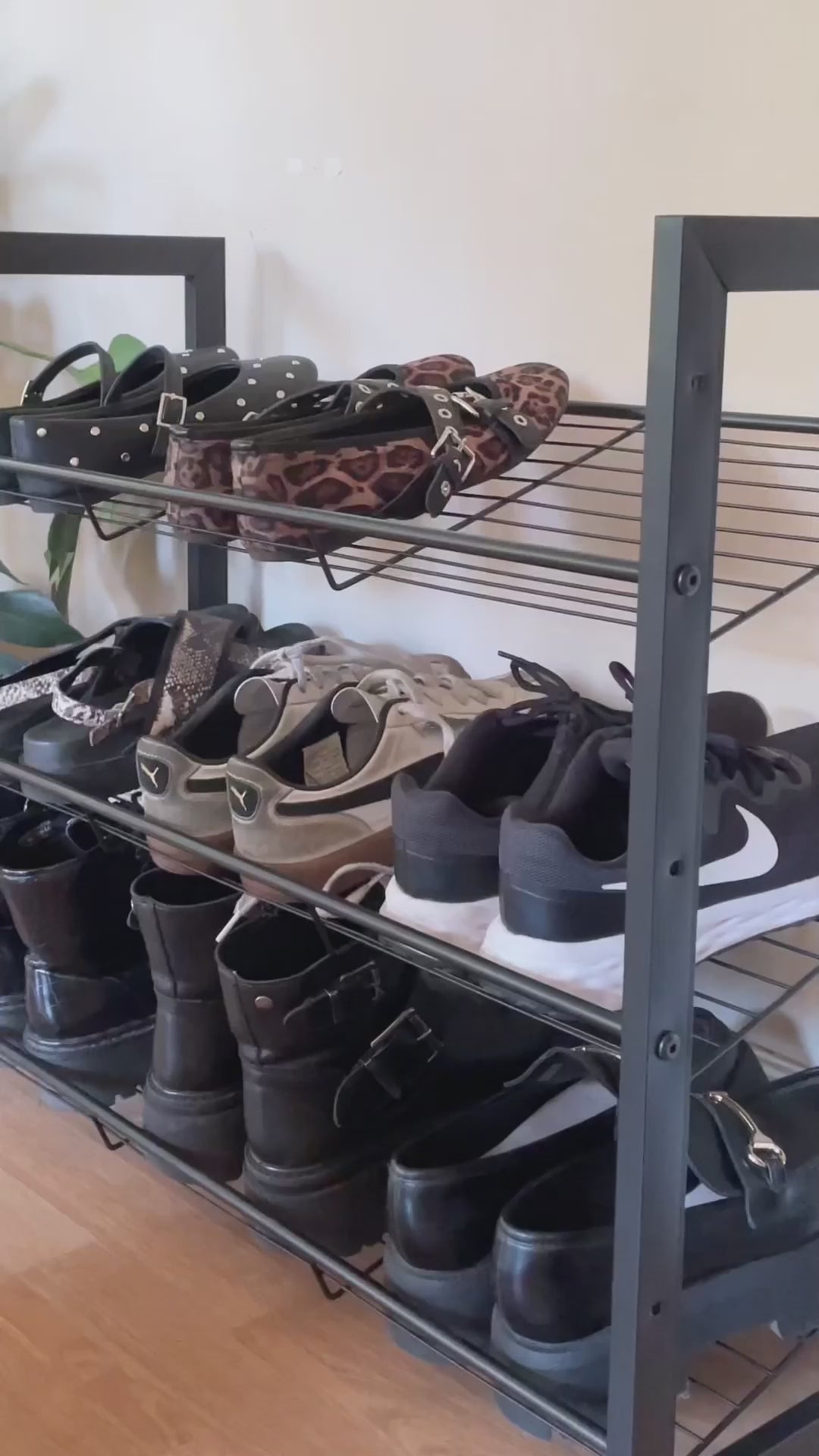 Rack Organizador Zapatos 3 Niveles Acero Home Logics 1 un