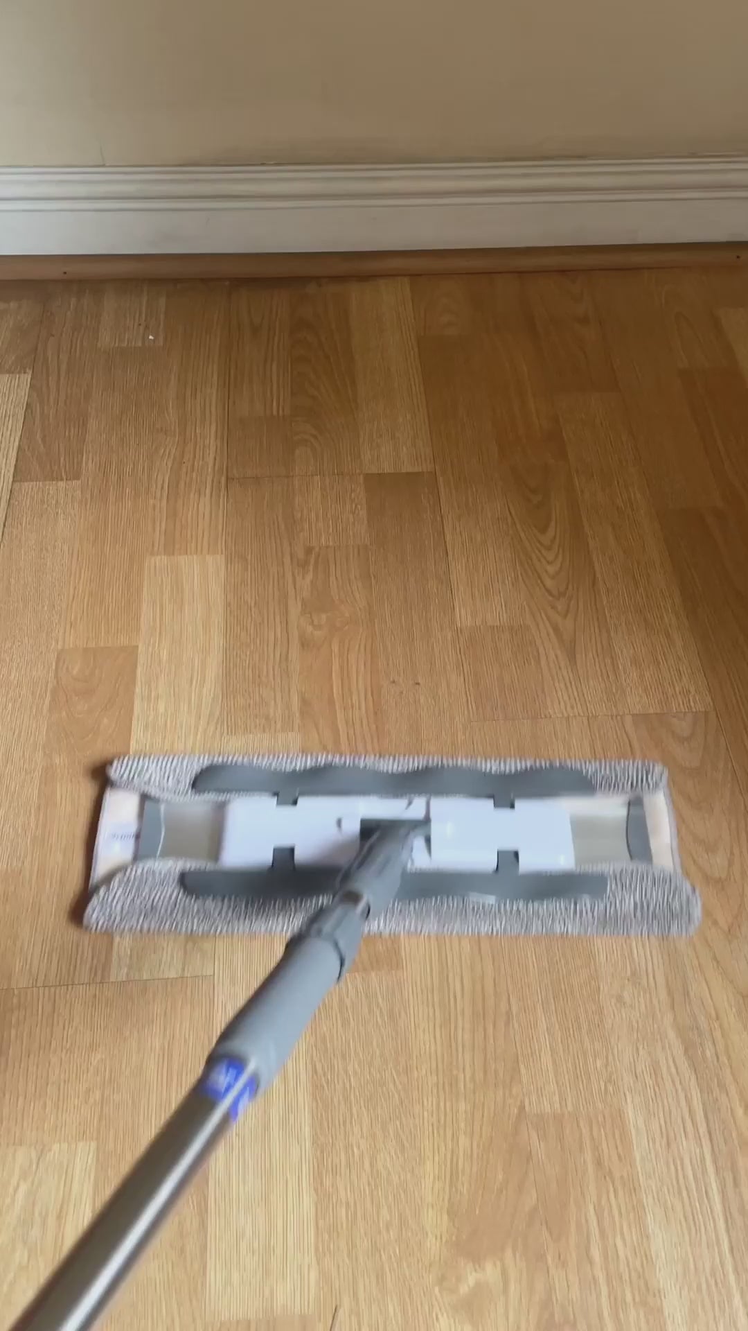 Mopa Plana Microfibra Acero Inox Doble Acción Gray Clynder 1 un