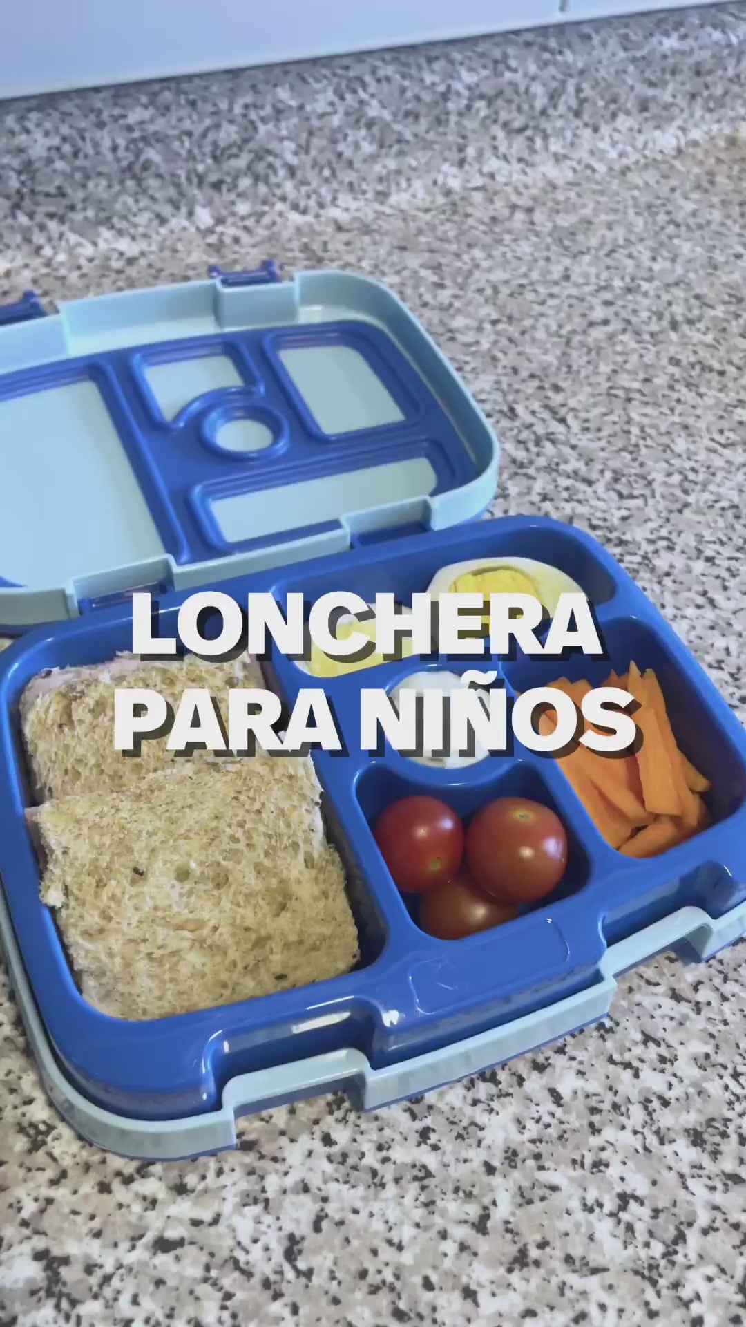 Lonchera Plástica Azul Boppi 1 un