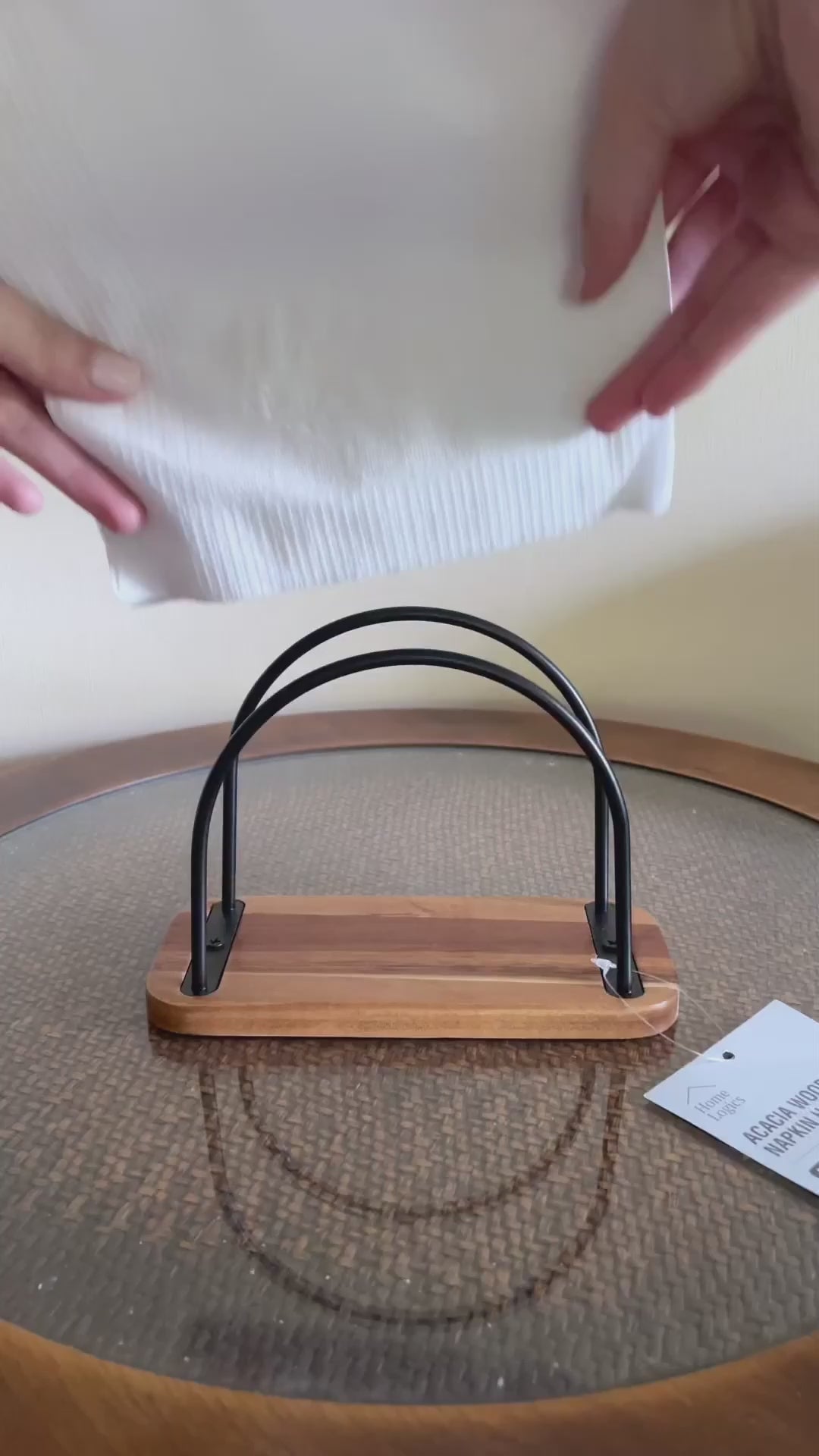 Servilletero Acacia Home Logics 1 un